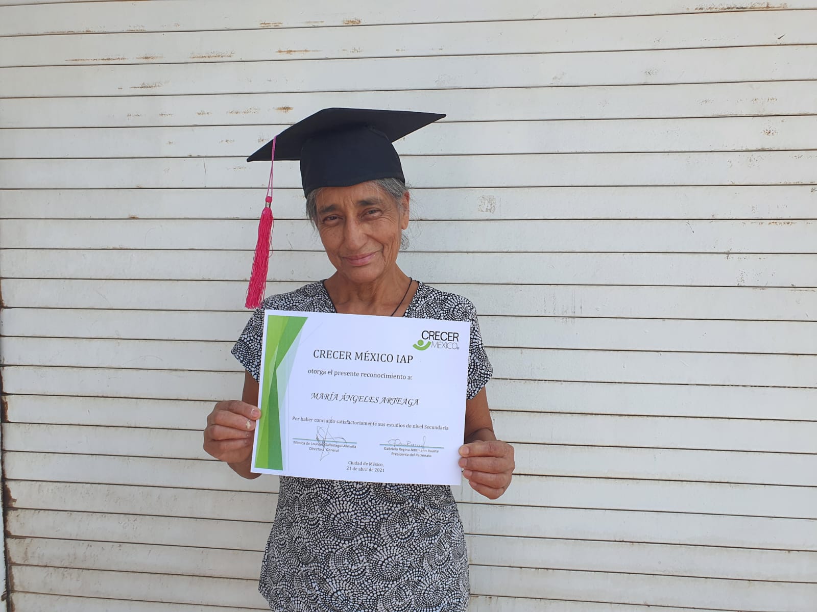 Alumna Edu BáS Reconicimiento